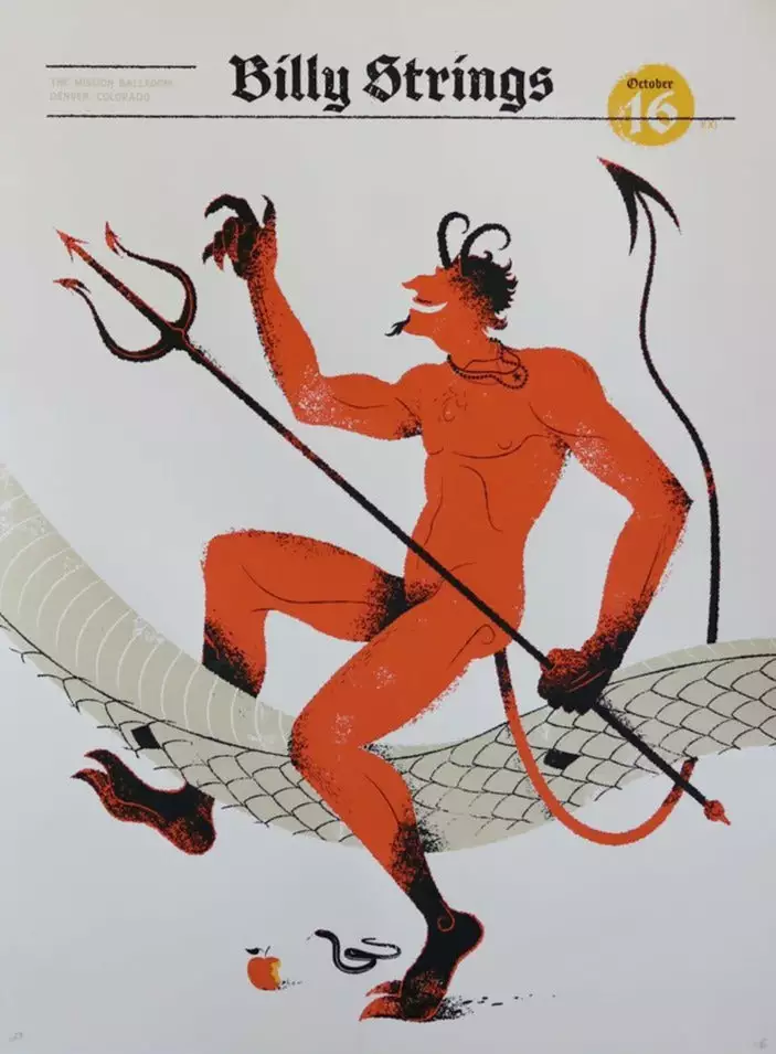 Billy Strings - 2021 Delicious Design League Poster Denver, CO 10/16 AP Colorado 3 Billy Strings - 2021 Delicious Design League Poster Denver, CO 10/16 AP Colorado