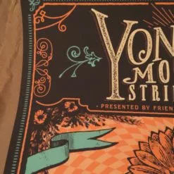 Yonder Mountain String Band - 2014 Status Serigraph Poster Augusta GA Jessye Nor Gig Posters