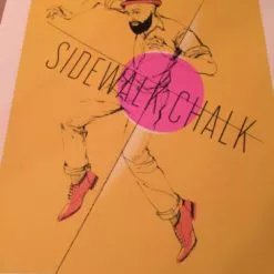 Sidewalk Chalk - 11/9/2012 Delicious Design Poster Print Lola St. Louis Gig Posters