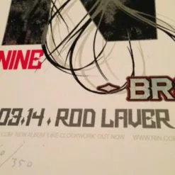 Queens Of The Stone Age - 2014 Rhys Cooper Poster NIN QOTSA Rod Laver Melbou