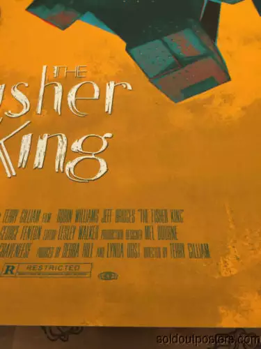 The Fisher King - 2014 Sterling Hundley Poster Print Mondo-Con 1st Edition #d 8 The Fisher King - 2014 Sterling Hundley Poster Print Mondo-Con 1st Edition #d