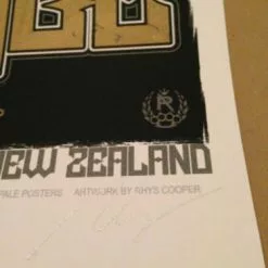 Queens Of The Stone Age - 2014 Rhys Cooper Poster NIN QOTSA Vector Arena Auc