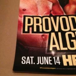 Sold Out Posters Provodnikov Vs. Algieri 2014 Poster Print HBO Boxing After Dark 6/14/2014