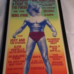RIOT FEST 2012 Steve Walters Poster Print FRAMED Gogol Bordello FRAMED