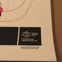 Herman Dune & Julie Doiron - 2009 Delicious Design Poster Print Chicago, IL