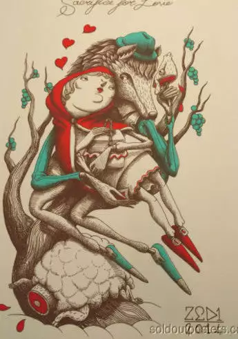 Art Prints Sacrifice For Love - 2014 Zed1 Poster Print UTBNY Hand Signed And Numbered/20 3 Art Prints Sacrifice For Love - 2014 Zed1 Poster Print UTBNY Hand Signed And Numbered/20