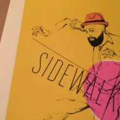 Sidewalk Chalk - 11/9/2012 Delicious Design Poster Print Lola St. Louis Gig Posters