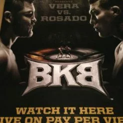 Sold Out Posters BKB Big Knockout Boxing Vera Vs Rosado Poster Print Mandalay Bay