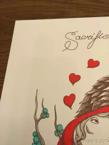 Art Prints Sacrifice For Love - 2014 Zed1 Poster Print UTBNY Hand Signed And Numbered/20 5 Art Prints Sacrifice For Love - 2014 Zed1 Poster Print UTBNY Hand Signed And Numbered/20