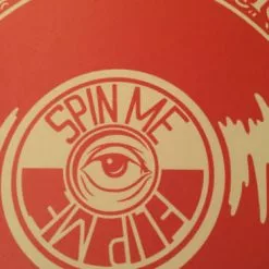 Spin Me Flip Me - 2014 Art Print Nick Perry Hand Signed Edition Of X/9 No Vinyl Gig Posters