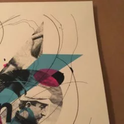 Herman Dune & Julie Doiron - 2009 Delicious Design Poster Print Chicago, IL