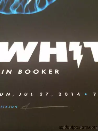 Gig Posters Jack White - 2014 Justin Erickson Poster Pittsburgh, PA Stage AE 9 Gig Posters Jack White - 2014 Justin Erickson Poster Pittsburgh, PA Stage AE