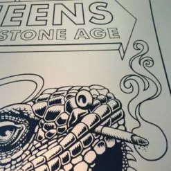 Queens Of The Stone Age - 2014 Justin Hampton Poster Print QOTSA Portland, GOLD
