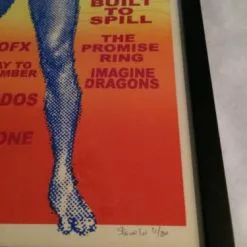 RIOT FEST 2012 Steve Walters Poster Print FRAMED Gogol Bordello FRAMED 16 RIOT FEST 2012 Steve Walters Poster Print FRAMED Gogol Bordello FRAMED