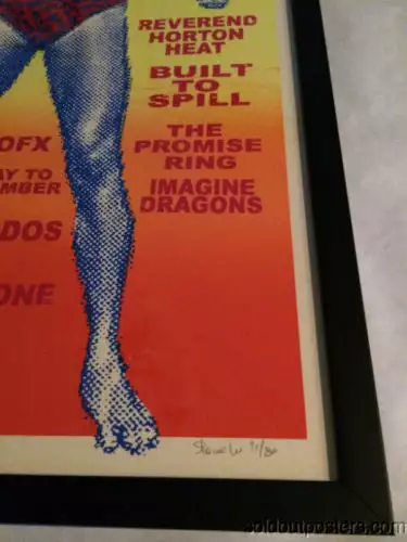 RIOT FEST 2012 Steve Walters Poster Print FRAMED Gogol Bordello FRAMED 8 RIOT FEST 2012 Steve Walters Poster Print FRAMED Gogol Bordello FRAMED