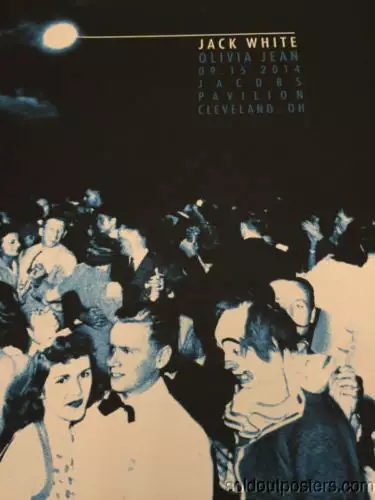 Gig Posters Jack White - 2014 Rob Jones Poster Print Jacobs Pavilion Cleveland Ohio Olivia J 4 Gig Posters Jack White - 2014 Rob Jones Poster Print Jacobs Pavilion Cleveland Ohio Olivia J