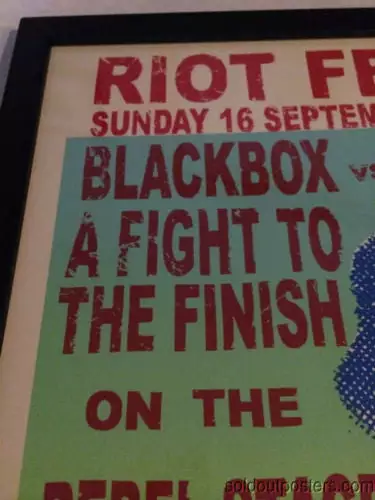 RIOT FEST 2012 Steve Walters Poster Print FRAMED Gogol Bordello FRAMED 5 RIOT FEST 2012 Steve Walters Poster Print FRAMED Gogol Bordello FRAMED