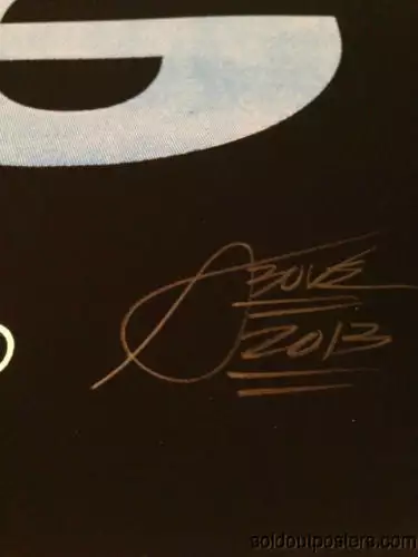 Flipper - 2013 ABOVE Poster Print Nightime Flipper Edition Of 16 Signed And #d 9 Flipper - 2013 ABOVE Poster Print Nightime Flipper Edition Of 16 Signed And #d