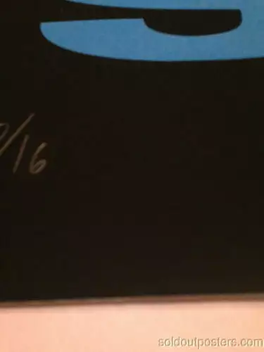 Flipper - 2013 ABOVE Poster Print Nightime Flipper Edition Of 16 Signed And #d 10 Flipper - 2013 ABOVE Poster Print Nightime Flipper Edition Of 16 Signed And #d