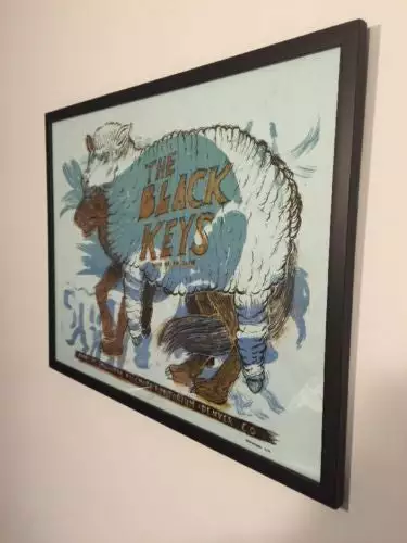 The Black Keys - 2010 Dan Grzeca Poster Framed Denver, CO Fillmore Colorado 4 The Black Keys - 2010 Dan Grzeca Poster Framed Denver, CO Fillmore Colorado