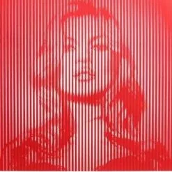 Fame Moss Kate Moss - 2015 Mr. Brainwash Poster Print RED ON RED Ed Of 65 MBW Mr Brainwash
