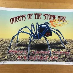 Queens Of The Stone Age - 2003 EMEK Poster Albuquerque, NM Sunshine Theatre