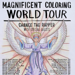 Chance The Rapper - OJ Hays Poster MCWT Magnificent Coloring World Tour