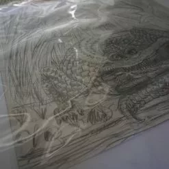 Art Prints The Enormous Crocodile - 2015 Zeb Love Original Sketch Drawing