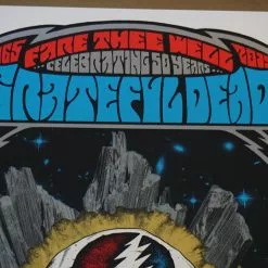 Grateful Dead - 2015 Alan Forbes Poster Chicago, IL Steal Your Face
