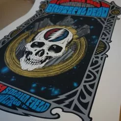 Grateful Dead - 2015 Alan Forbes Poster Chicago, IL Steal Your Face