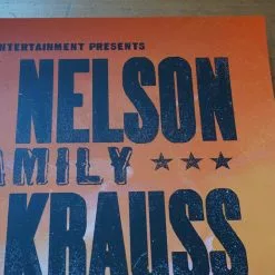 Willie Nelson - 2015 Zeb Love Poster Print Allison Krauss Berkeley GA 13 Willie Nelson - 2015 Zeb Love Poster Print Allison Krauss Berkeley GA