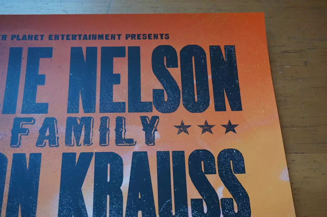 Willie Nelson - 2015 Zeb Love Poster Print Allison Krauss Berkeley GA 6 Willie Nelson - 2015 Zeb Love Poster Print Allison Krauss Berkeley GA