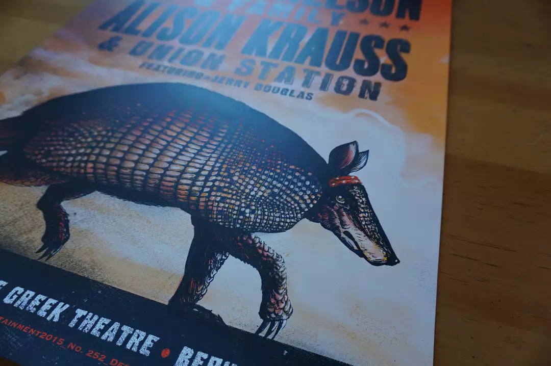 Willie Nelson - 2015 Zeb Love Poster Print Allison Krauss Berkeley GA 10 Willie Nelson - 2015 Zeb Love Poster Print Allison Krauss Berkeley GA