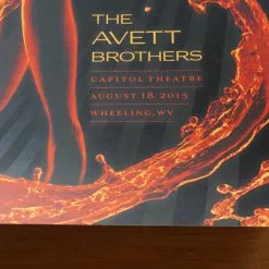 The Avett Brothers - 2015 Todd Slater Poster Print Wheeling, WV Capitol X/200 12 The Avett Brothers - 2015 Todd Slater Poster Print Wheeling, WV Capitol X/200