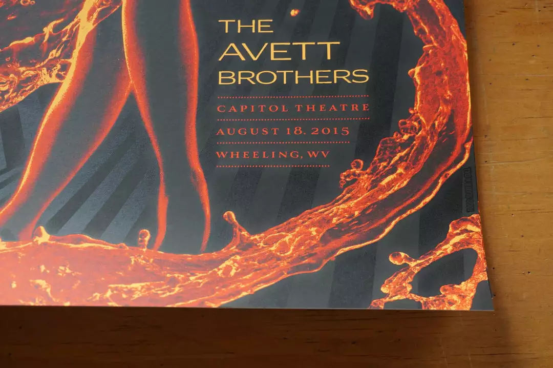 The Avett Brothers - 2015 Todd Slater Poster Print Wheeling, WV Capitol X/200 7 The Avett Brothers - 2015 Todd Slater Poster Print Wheeling, WV Capitol X/200