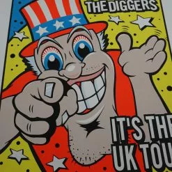 Gig Posters Ben Folds Five - 1996 Uncle Charlie Hardwick Poster Print It's The UK Tour