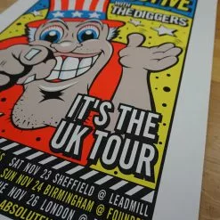 Gig Posters Ben Folds Five - 1996 Uncle Charlie Hardwick Poster Print It's The UK Tour