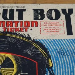 Fall Out Boy - 2016 Zeb Love Poster Print San Francisco Bill Graham Gig Posters