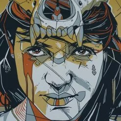 Art Prints Hlökk - 2016 Tyler Stout Poster Print VARIANT BONES Galerie F