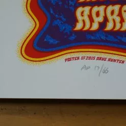 Bisco Inferno - 2015 Dave Hunter Poster Disco Biscuits Denver, CO Red Rocks Colorado