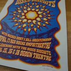 Bisco Inferno - 2015 Dave Hunter Poster Disco Biscuits Denver, CO Red Rocks Colorado