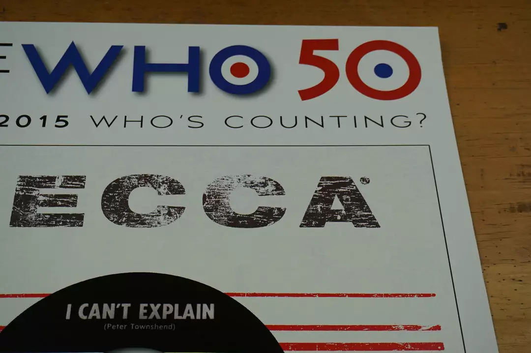 The Who - 2015 Richard Evans Poster Who's Counting 50th Anniversary Tour Gig Posters 7 The Who - 2015 Richard Evans Poster Who's Counting 50th Anniversary Tour Gig Posters