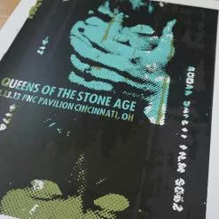 Queens Of The Stone Age - 2013 Print Mafia Poster Cincinnati Ohio PNC