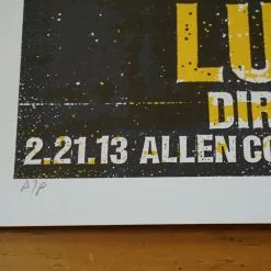 Luke Bryan - 2013 Print Mafia Poster Wayne, IN Allen Co War Memorial Gig Posters