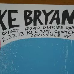 Luke Bryan - 2013 Print Mafia Poster Louisville, KY KFC Yum Center Gig Posters 11 Luke Bryan - 2013 Print Mafia Poster Louisville, KY KFC Yum Center Gig Posters