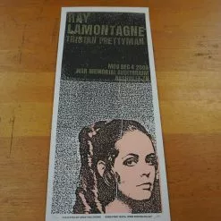 Gig Posters Ray Lamontagne - 2006 Print Mafia Poster Nashville, TN War Memorial 10 Gig Posters Ray Lamontagne - 2006 Print Mafia Poster Nashville, TN War Memorial