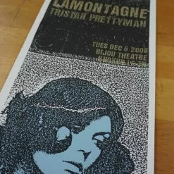 Gig Posters Ray Lamontagne - 2006 Print Mafia Poster Knoxville, TN Bijou Theatre