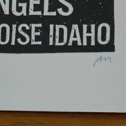 Queens Of The Stone Age - 2007 Print Mafia Poster Boise, Idaho QOTSA