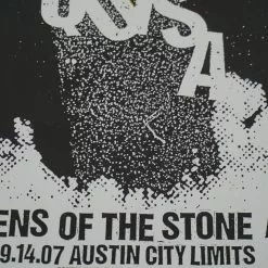 Gig Posters Queens Of The Stone Age - 2007 Print Mafia Poster Austin TX ACL