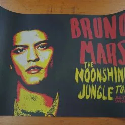 Sold Out Posters Bruno Mars - 2013 Moonshine Jungle Tour Poster Print San Deigo CA Gig Posters